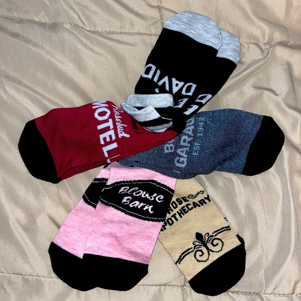 Schitts Creek Ankle Pairs of Socks (5 Pairs)